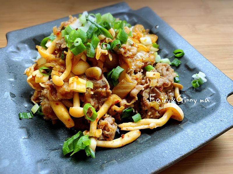 簡單快速的下飯菜～泡菜牛肉（便當菜）