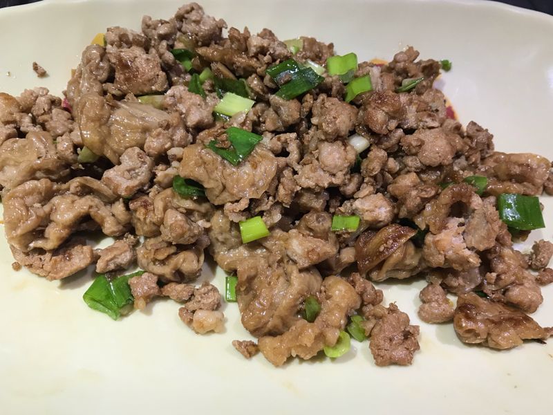 👩🏻🍳麵筋炒肉燥-鹹甜滋味好下飯