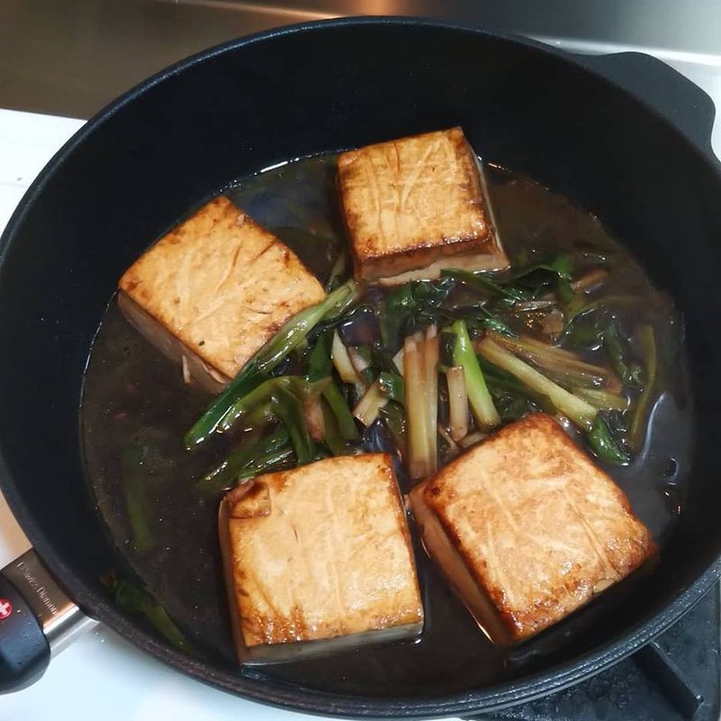 蔥燒豆腐