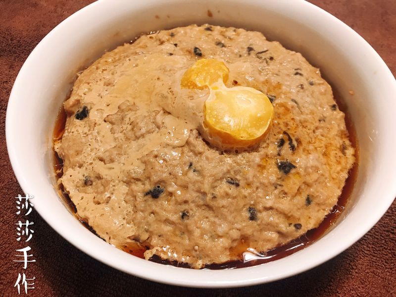 香菇蒸肉餅