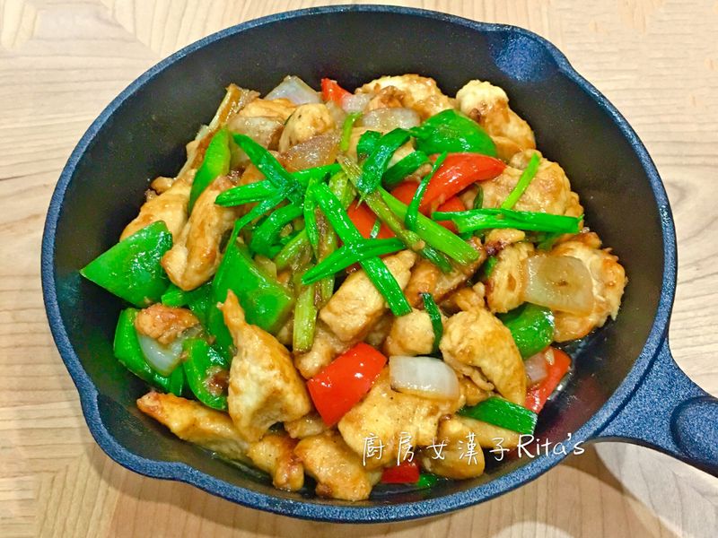 蔥爆雞丁