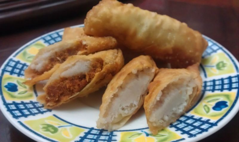 酥炸芋泥捲(椰香芋泥/肉鬆芋泥)