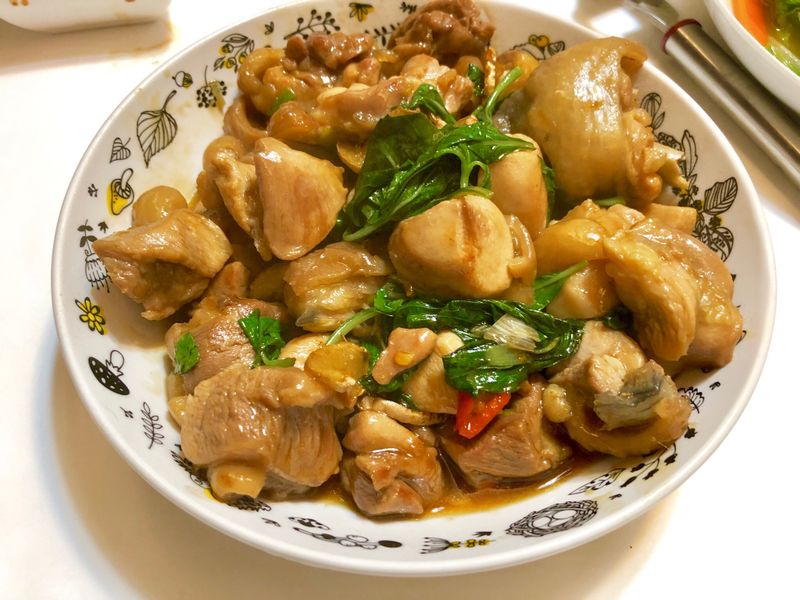 三杯雞丁