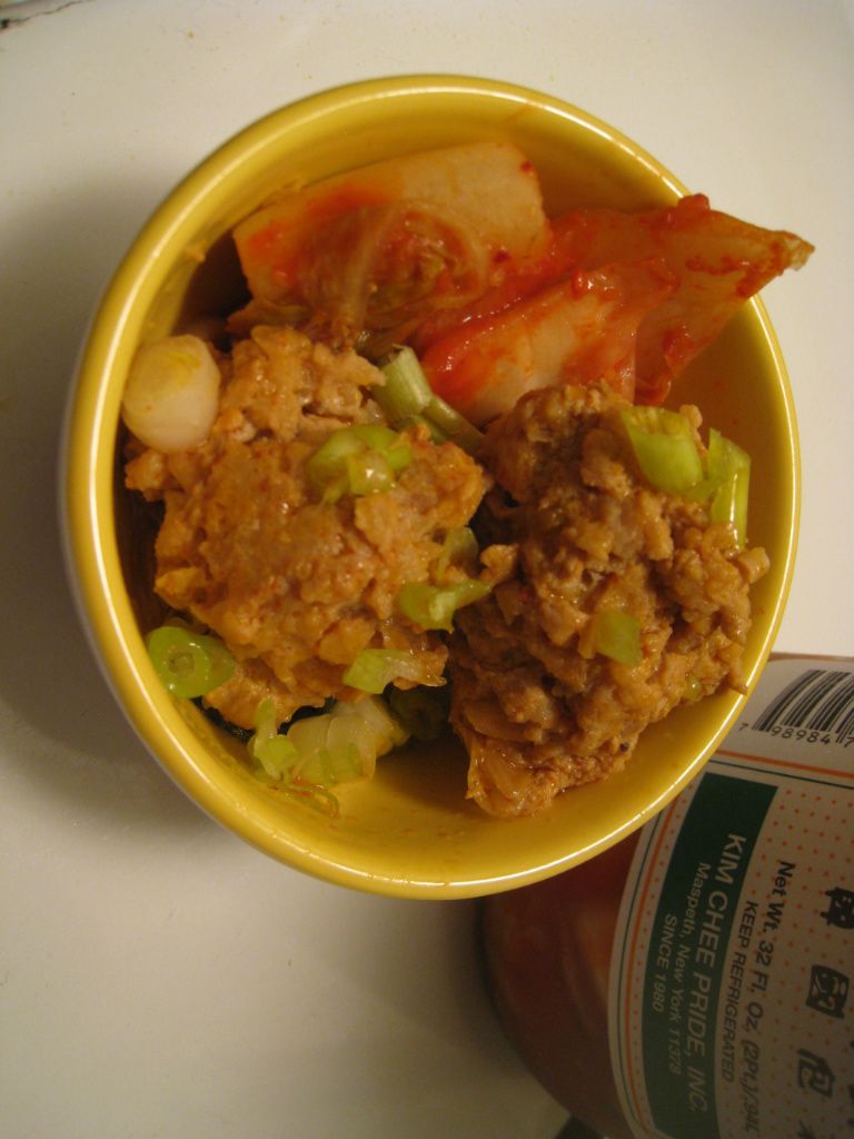 [速成好料]泡菜肉丸