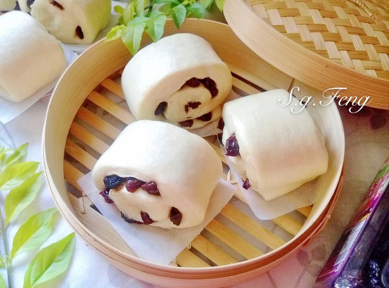 果乾牛奶饅頭(葡萄乾&蔓越莓)