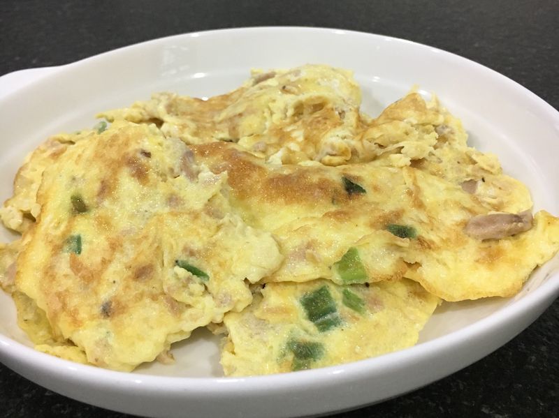 鮪魚煎蛋