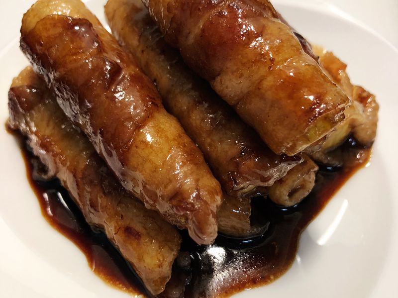 玉米筍肉捲