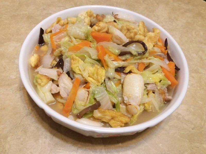白菜蟹肉羹