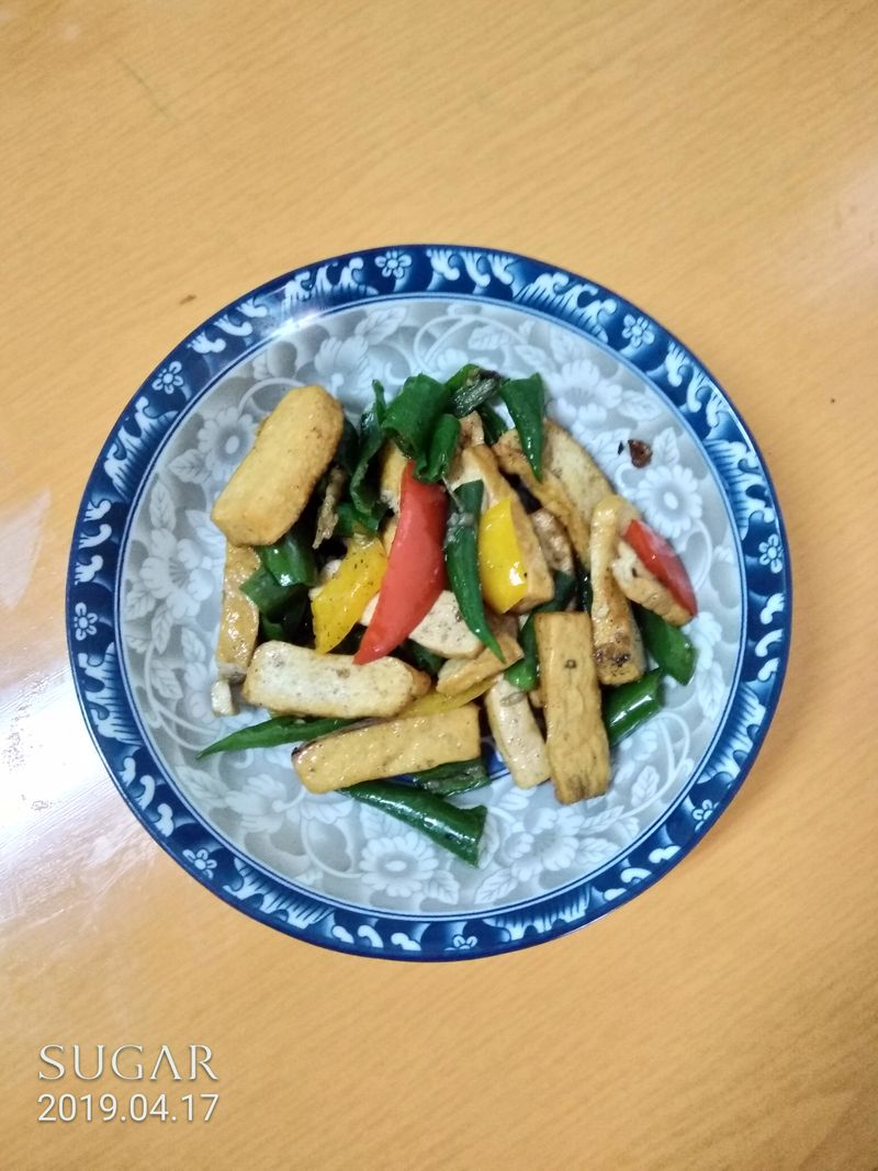 青辣椒炒豆乾