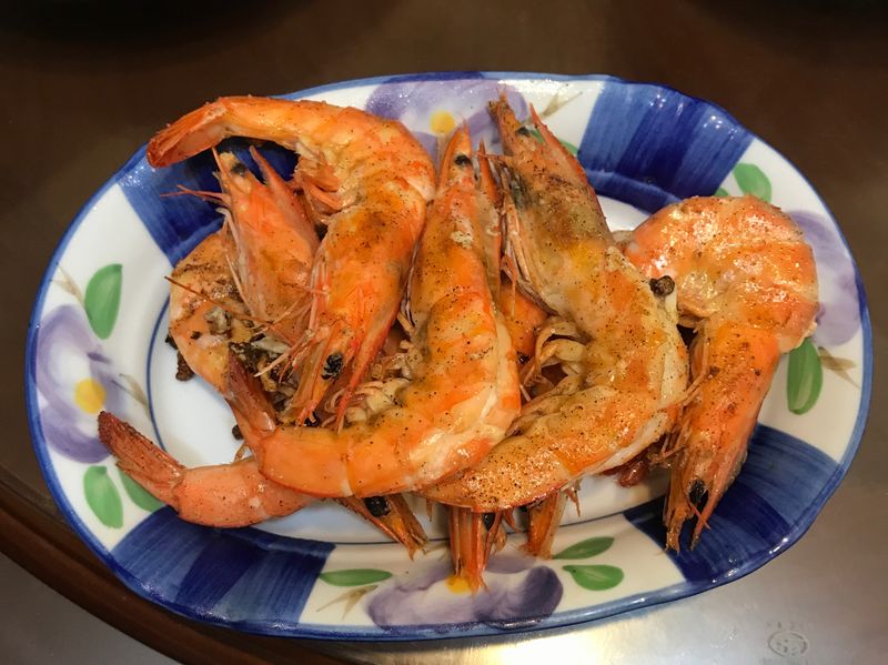 簡易香煎胡椒蝦