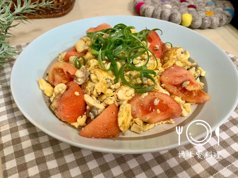 蕃茄蘑菇炒蛋(輕食版)