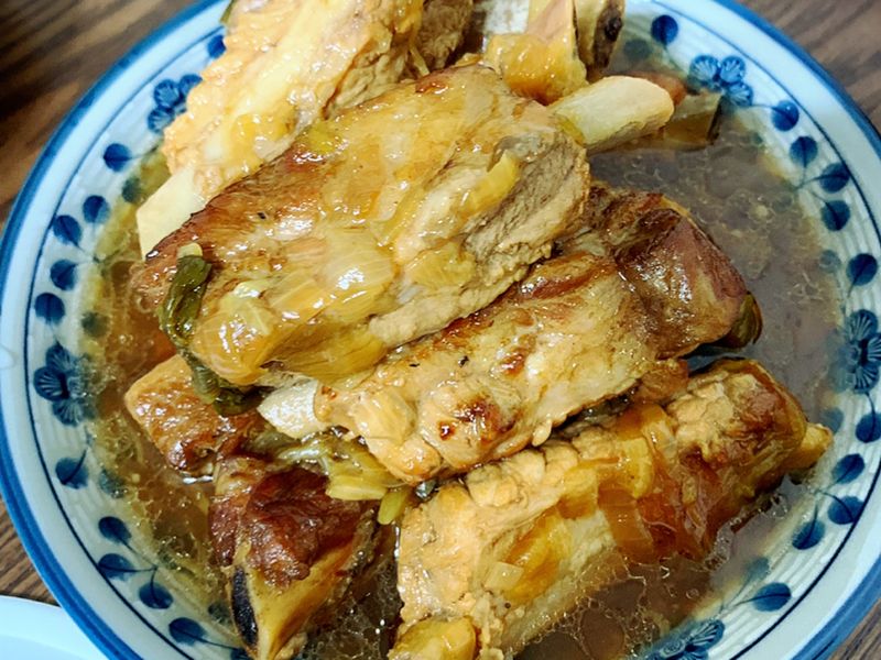 洋蔥燒子排