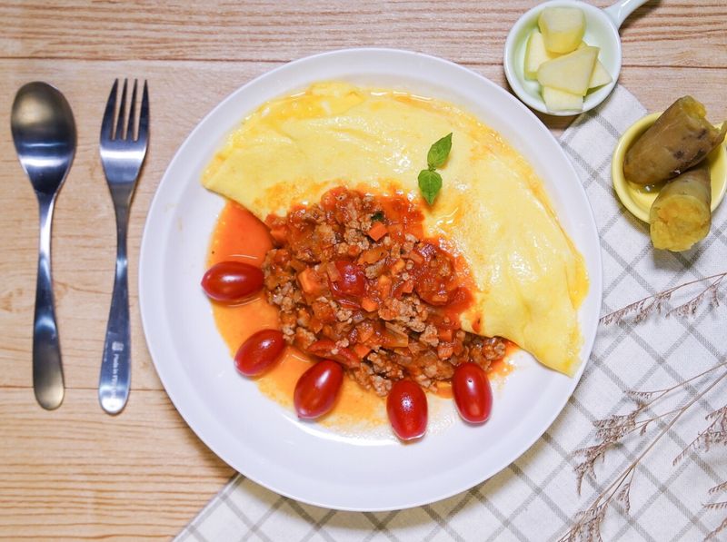蕃茄肉醬起司蛋包飯