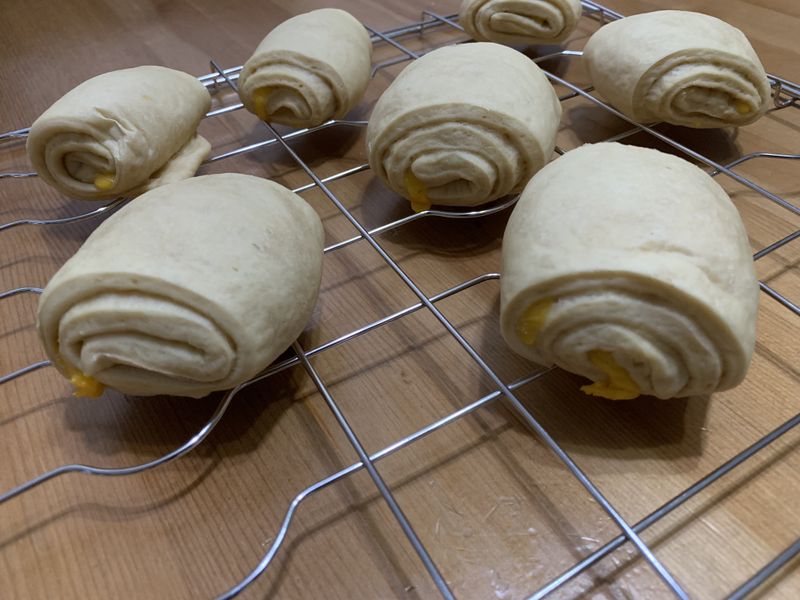 起士饅頭(日立水波爐)