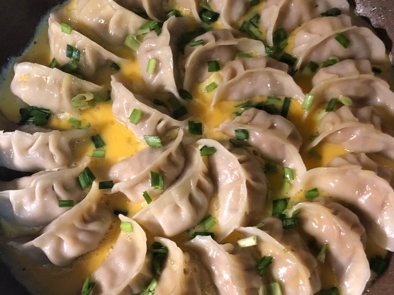 蒜頭煎餃