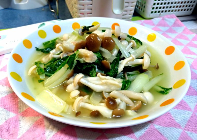 雙菇炒白菜