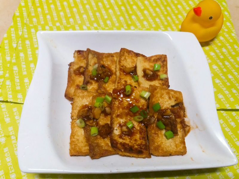 蒜蓉醬雞蛋豆腐薄片🍛