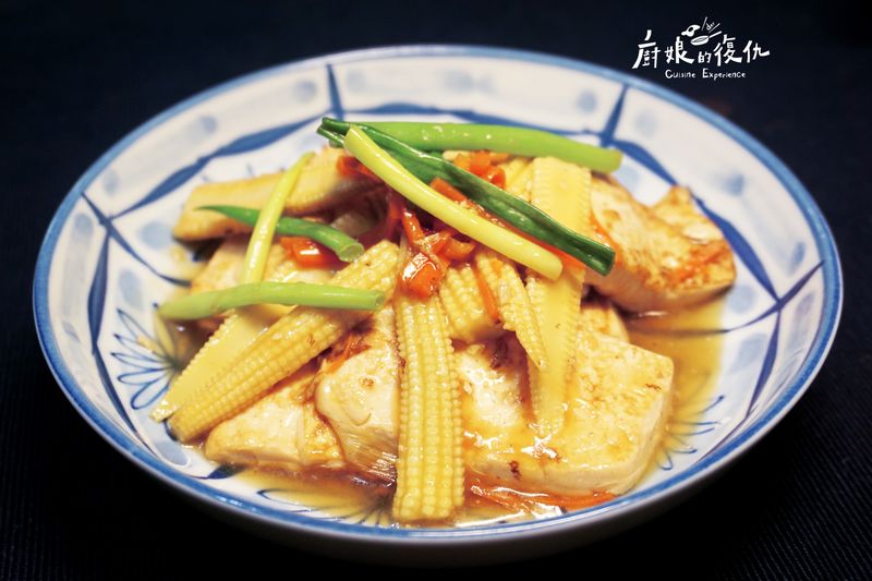 家常蔥燒豆腐☀~無敵偷飯賊!