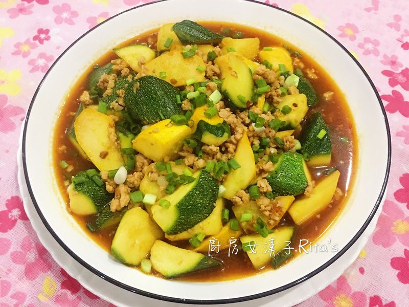 辣豆瓣醬櫛瓜