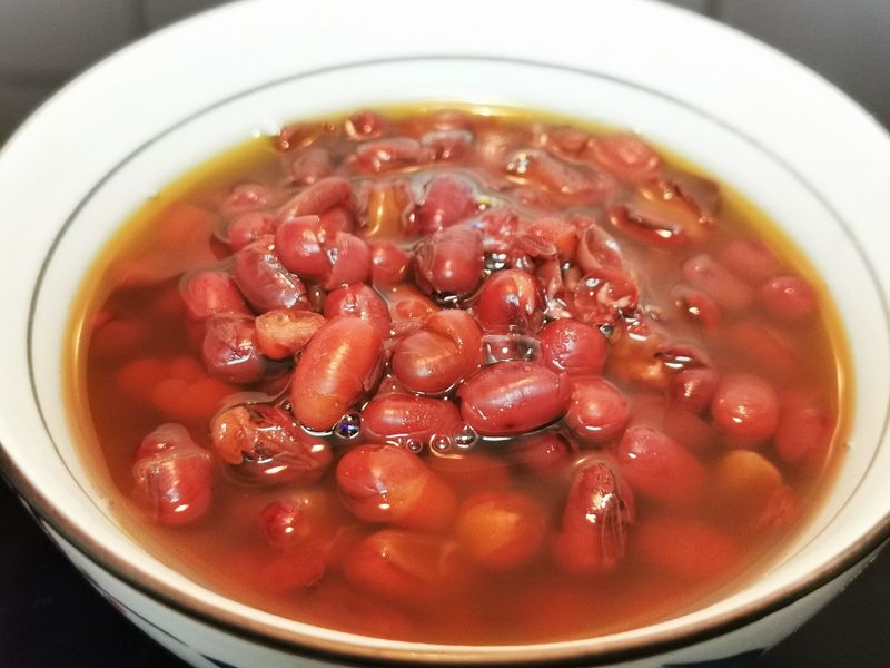 淡淡焦香紅豆湯