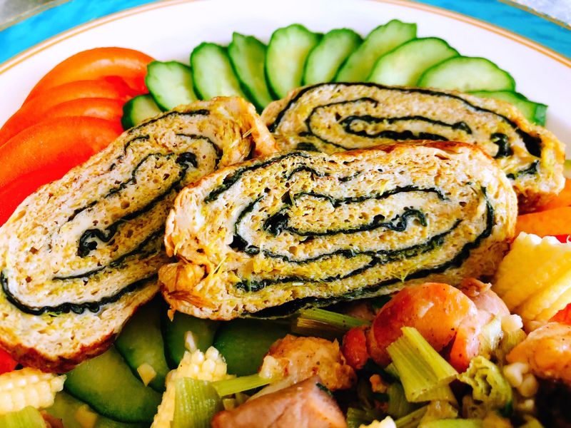 海苔龍鬚厚蛋燒(創意料理)