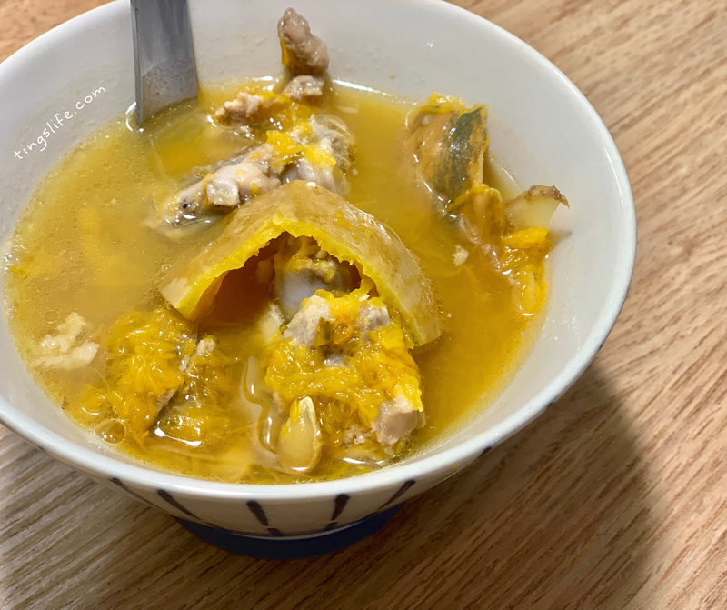 很醜卻很鮮甜!南瓜排骨湯~