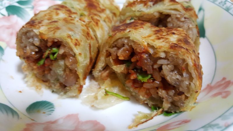 肉粽蛋餅