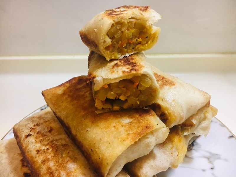 豆薯潤餅捲