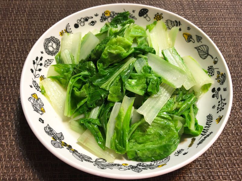 蒜炒小白菜