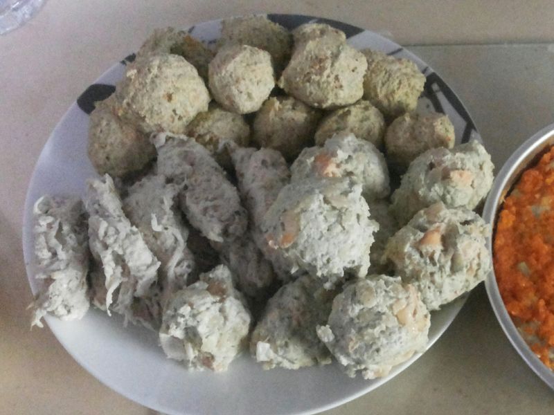 多變化雞肉丸子 (蔬菜、鮭魚、吻仔魚)