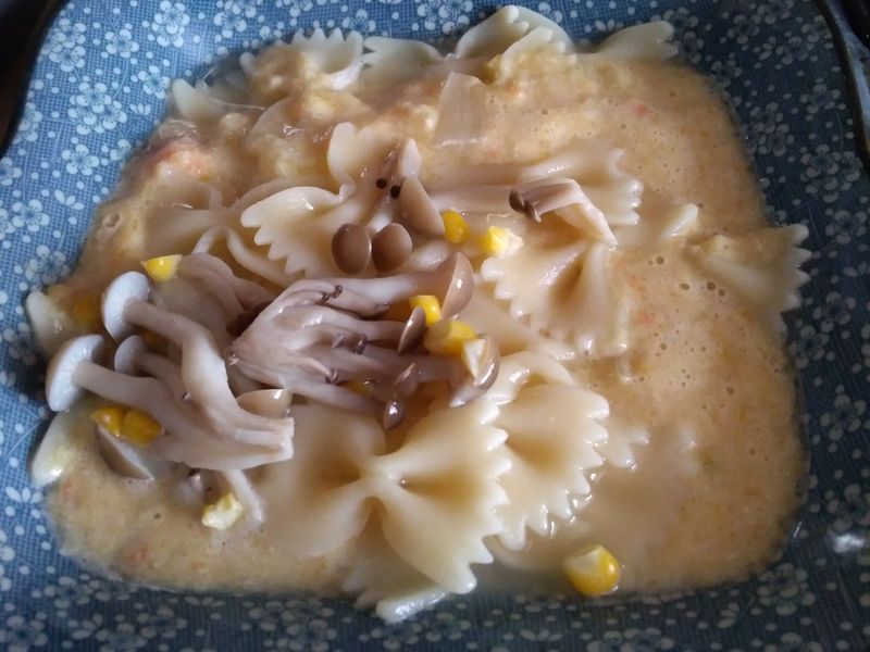 菇菇南瓜蝴蝶麵【好菇道營養料理】