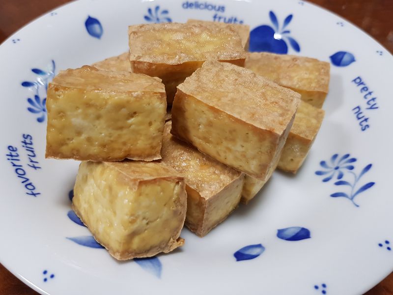 氣炸金黃豆腐