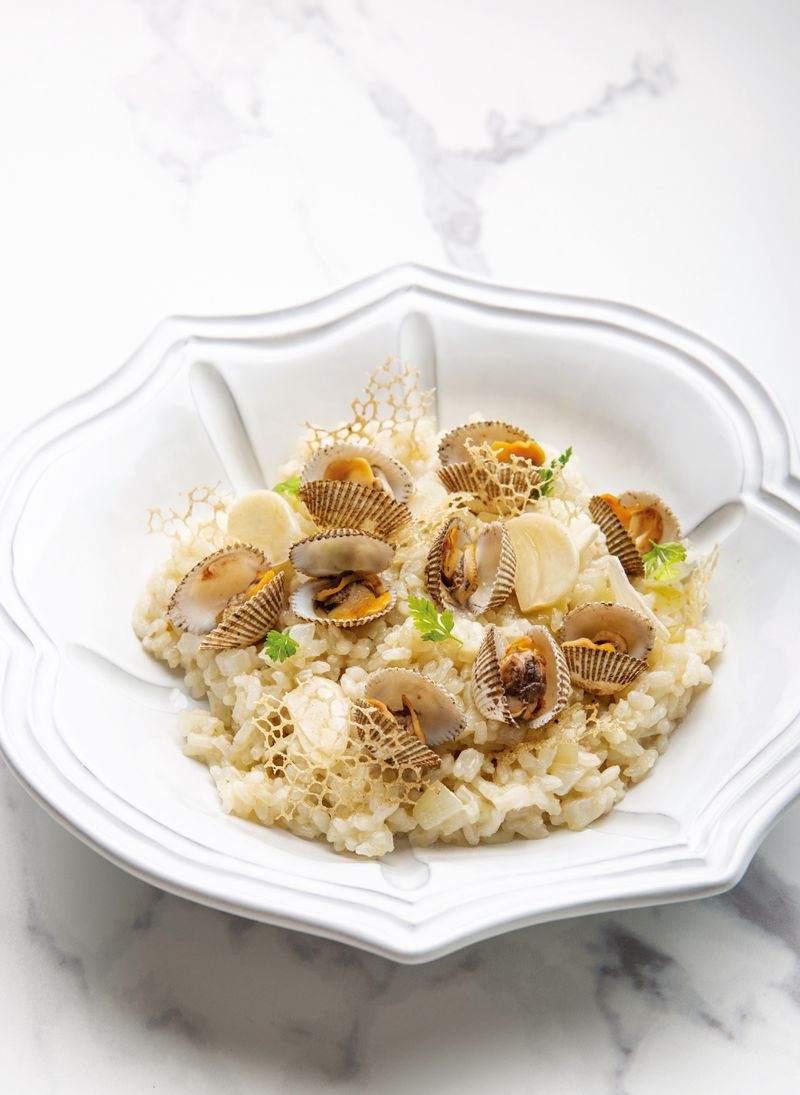 白酒蛤蜊燉飯