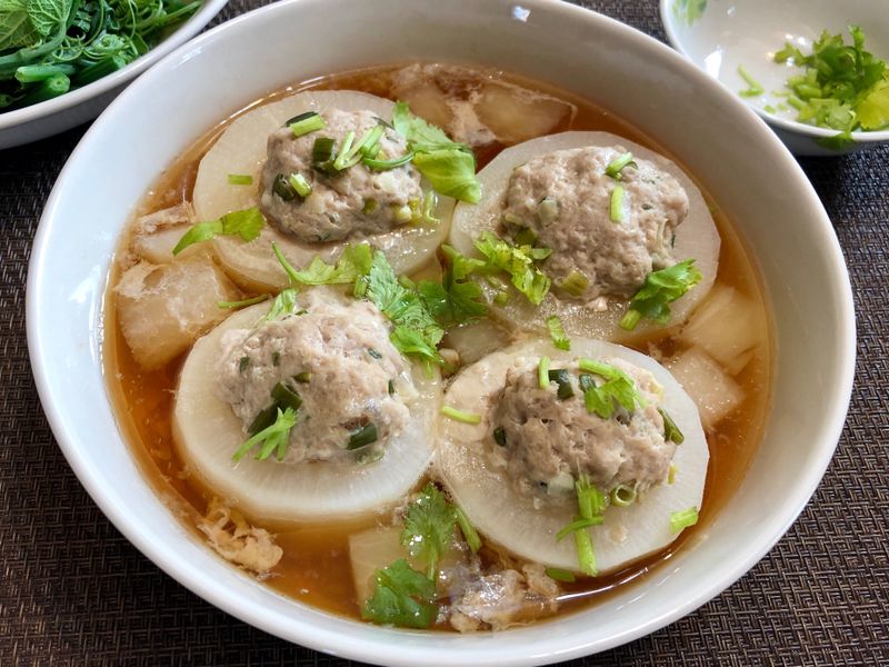 白蘿蔔鑲肉