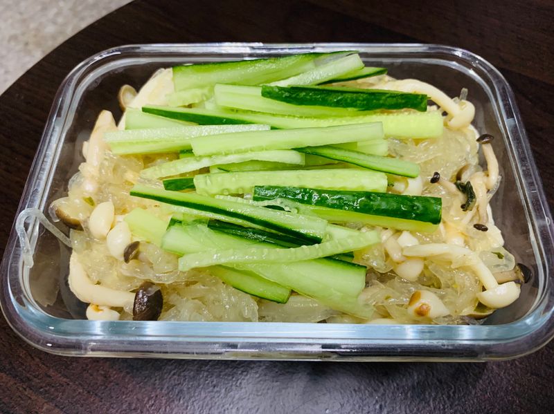綠咖哩炒菇菇冬粉(塑身好朋友)
