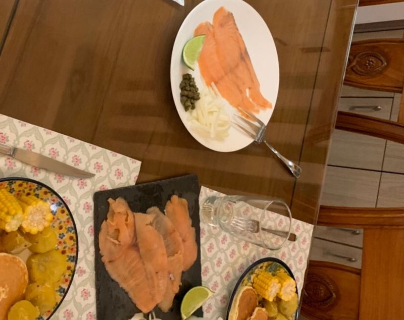 簡易煙燻鮭魚