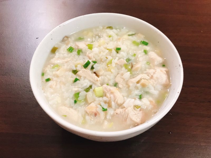 蔥雞粥(增加抵抗力)