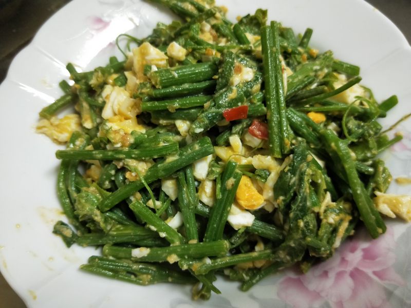 鹹蛋龍鬚菜