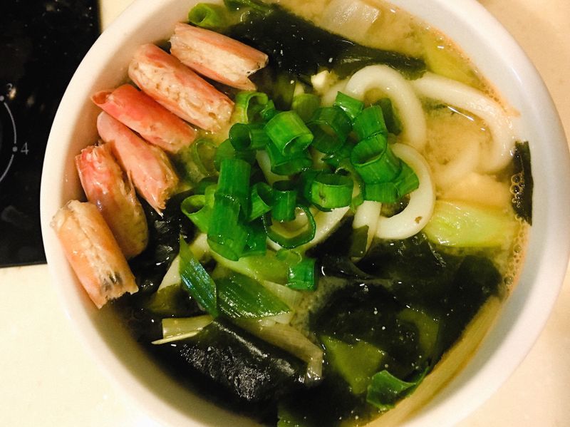 蝦頭味增湯麵