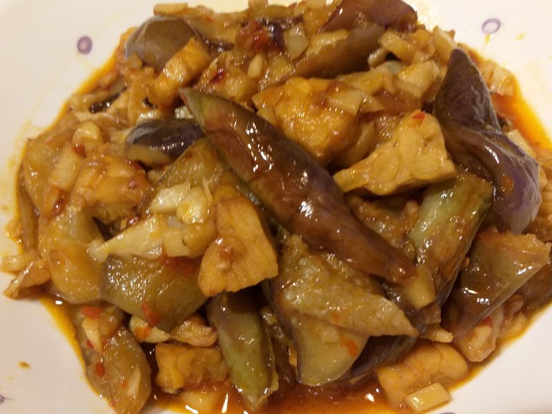 天貝魚香茄子