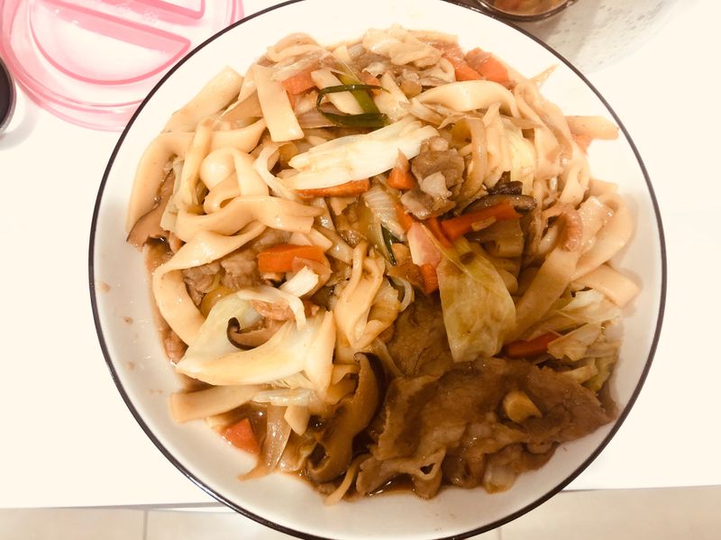炒板條 (一鍋到底,越吃越刷嘴)