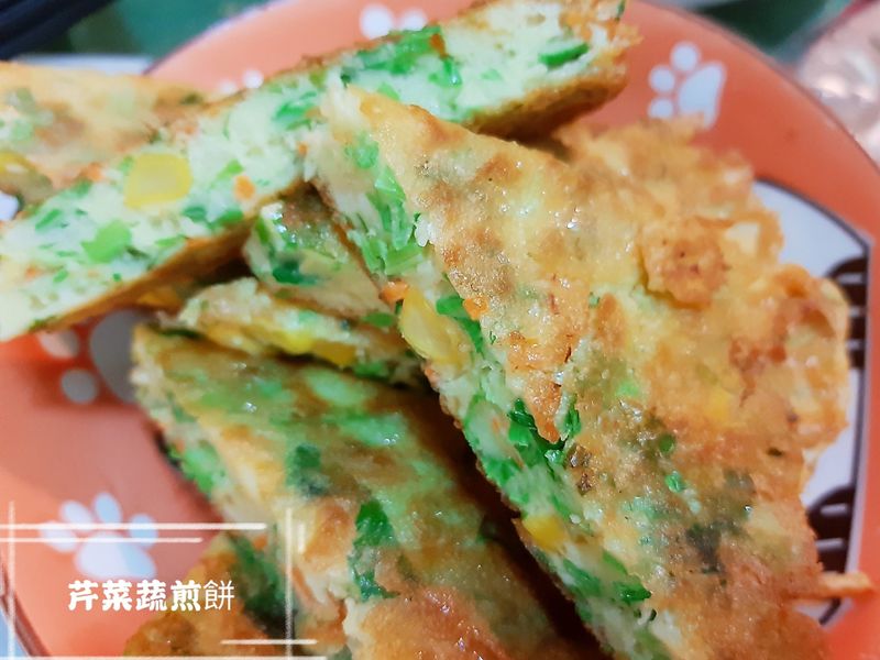 芹菜蔬煎餅