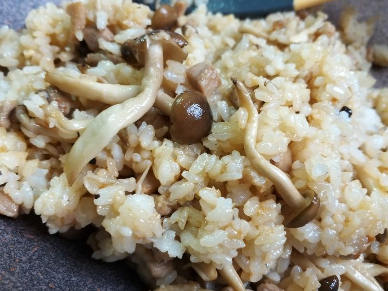 和風醬油肉末菇菇拌飯