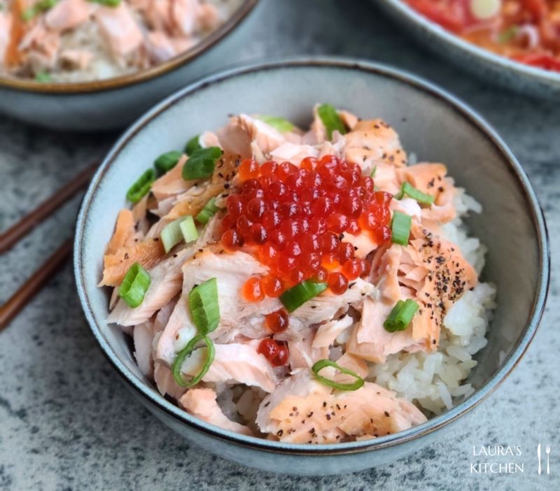 鮭魚親子丼