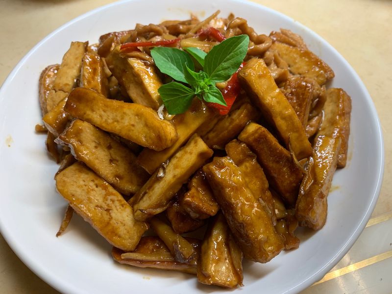 豆乾炒肉絲