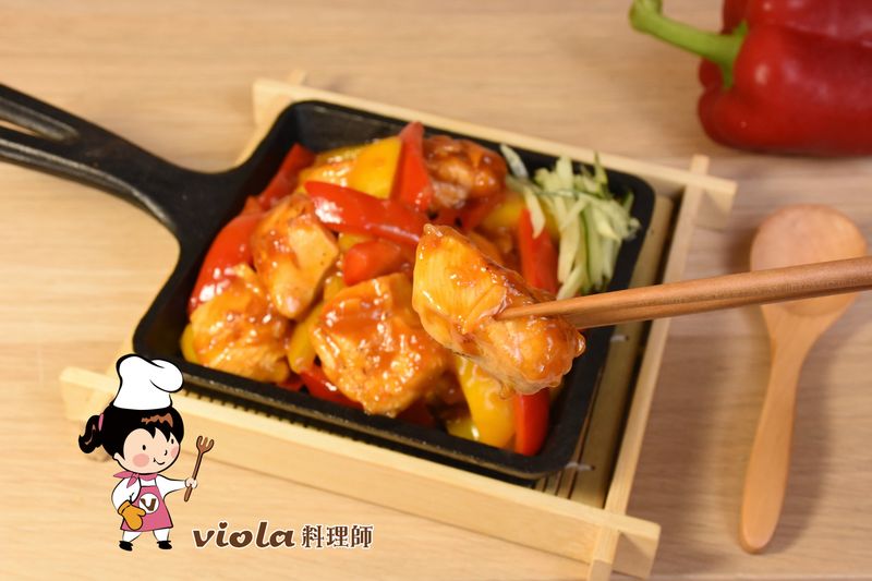 彩椒檸檬雞丁