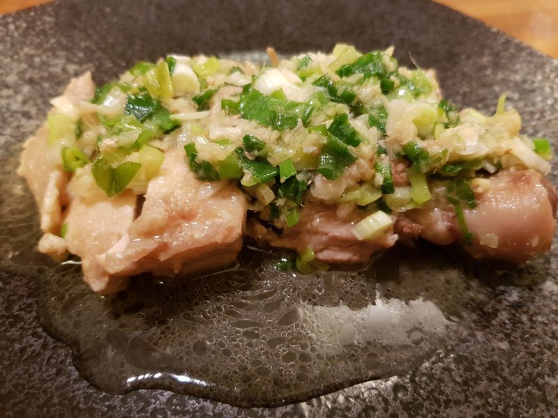 油蔥雞