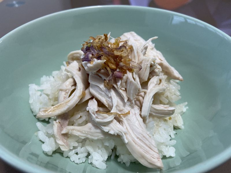 雞胸肉料理->雞肉飯