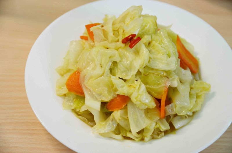 蒜炒高麗菜