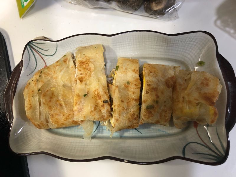 抓餅加蛋